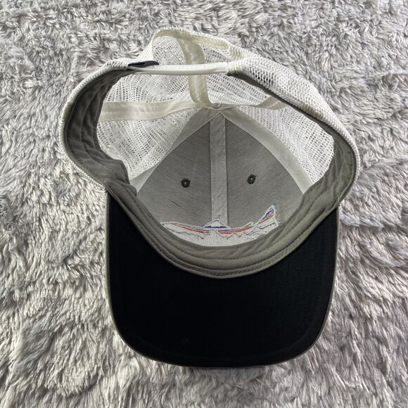 Patagonia Hat Cap Mens Adjustable Gray White Fitz Roy Trout Trucker Hat Mesh - Picture 9 of 11